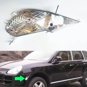 1x Para Porsche Cayenne 2003-2006 Blanco Conductor Izquierdo Intermitente Lámpara Cubierta Sin Bombilla - Imagen 1 de 2