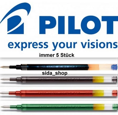 PILOT G2 Ersatzmine * 5 Stück * Mine Gelschreiber Gelmine refill G-2 07 BLS-G2-7