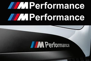 2x BMW M PERFORMANCE SIDE SKIRT M Sport STICKERS DECAL Graphics Vinyl 150mm - Picture 1 of 2