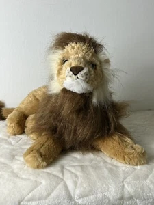 Lion Plush 12” Realistic Stuffed Animal Wild Republic Male Laying Toy Soft - Picture 1 of 16