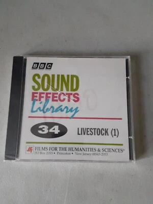 BBC Sound Effects Library 34 Livestock (1) (CD, 1991) Brand New, Sealed - Image 1 of 2