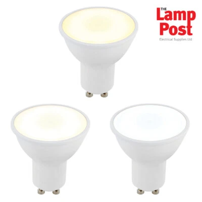 Saxby GU10 LED Lamp 5W Warm White, Cool White, Daylight White - Choose Pack Size - Image 1 of 4