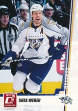 2010-11 Donruss #9 SHEA WEBER - Nashville Predators