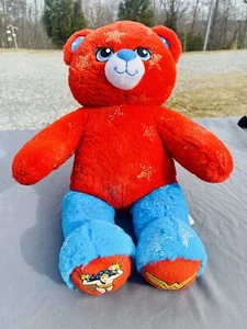 2015 17”Build A Bear Wonder Woman Plush Teddy Bear Stars Rare DC Comics BAB - Picture 1 of 7
