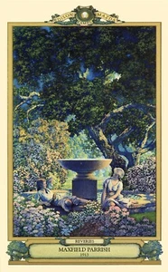 Impresión Art Deco Maxfield Parrish Reveries 11"x17" en stock de póster (#697d) - Imagen 1 de 1