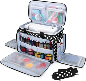 Sewing Machine Carrying Bag with Removable Padding Pad, Travel Case for Sewing M - Picture 1 of 7