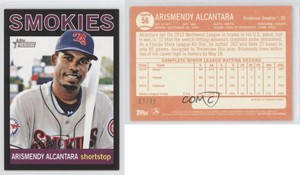2013 Topps Heritage Minor League Edition Black /96 Arismendy Alcantara #56