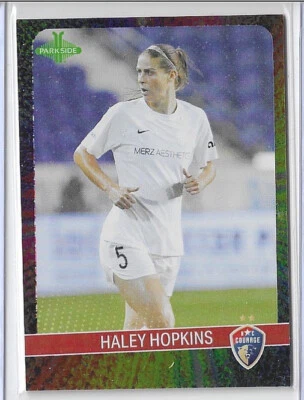 Haley Hopkins 2023 PARKSIDE NWSL Vol 2 STARS SHIMMER FOIL SP /100 - Image 1 of 2