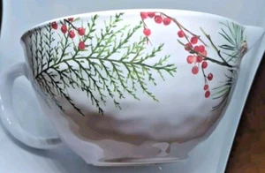 Melamin Teig Mischschüssel mit Griff Urlaub Winter Pine & Berry Me Myself & Elf - Bild 1 von 10