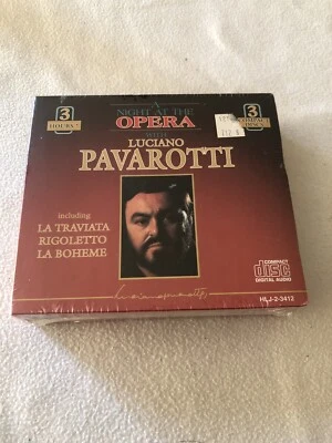 Luciano Pavarotti A Night at the Opera 3 Hours 3 CD Set NEW SEALED Foto 1 de 3