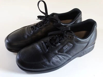 SAS TIMEOUT MENS WALKING SHOES SZ 12M BLACK LEATHER TRIPAD COMFORT EUC - Image 1 of 4