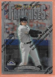 1996 Topps Finest Silver Uncommon #289 DANTE BICHETTE Colorado Rockies NM/Mint - Picture 1 of 2
