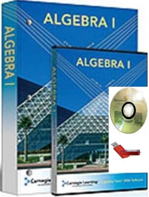 CARNEGIE LEARNING ALGEBRA 1 -10 EBOOK BUNDLE with TUTORING SOFTWARE - Image 1 of 4