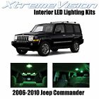 XtremeVision Interior LED for Jeep Commander 2006-2010 (6 PCS) Green