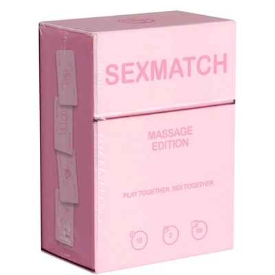 Secret Play SEXMATCH Massage Edition, Erotik Karten Spiel für Erwachsene, Paare - Bild 1 von 2