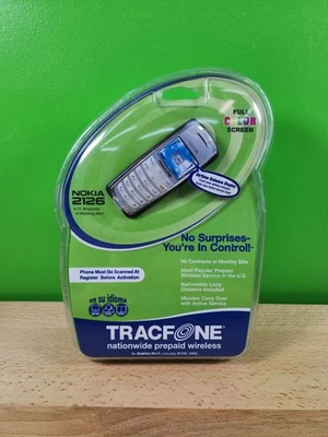 Nokia 2126 Tracfone Nationwide Prepaid Wireless Phone Factory Sealed New - Image 1 of 2