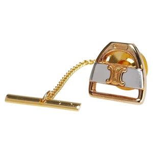 CELINE Macadam Tie pin tie tack mens 【Used】 - Picture 1 of 4