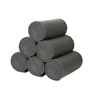 Fleece Blankets Bulk 6 Pack Throw Blankets Pack of 6 - 50 x 60 inch Green-grey - Picture 1 of 7