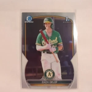 2023 Bowman Chrome Zach Gelof 1st Bowman # 1 - Picture 1 of 5