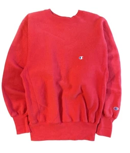 Vintage Champion Reverse Weave Rundhalsausschnitt Sweatshirt Herren Medium ROT Made in USA - Bild 1 von 11