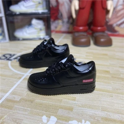 Action Figure Low Sup Black Sneakers 1/6 Shoes for 12'' Hot Toy Doll Accessories - Image 1 of 4