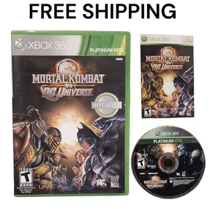 Mortal Kombat vs. DC Universe (Xbox 360, 2008) CIB OHNE FINGERABDRÜCKE  - Bild 1 von 7