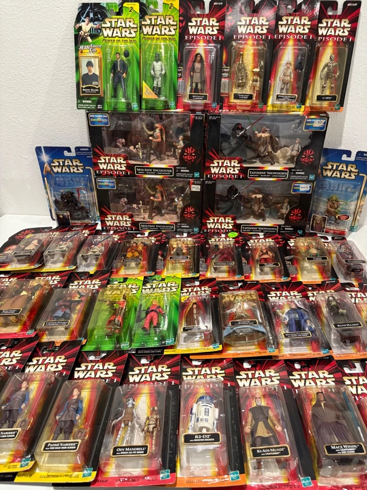 Star Wars Episode I and POTJ Choose Your Own Action Figures and Scenes - Image 1 of 1