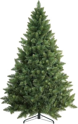 Christmas Tree Artificial 4/5/6FT Easy Assemble Snow Green Fir with Metal Stand - Image 1 of 2
