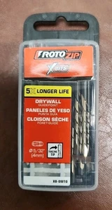 NEU RotoZIP XB-DW10 5/32" Trockenbau Bohrer Bits 10er Pack mit Führungspunkt - Bild 1 von 2