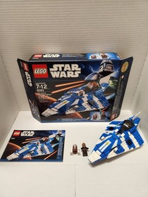 LEGO Star Wars Plo Koon's Jedi Starfighter 8093 Complete Set w/Box & Minifigures