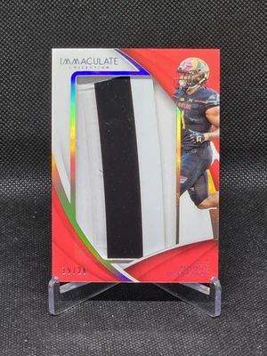 2018 Panini Immaculate - DJ Moore - #19 - Collegiate Helmet /28 - RC - Image 1 of 3