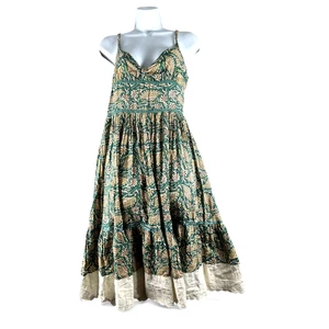 Free People Womens Cute Long Boho Dress Sz 6 - Picture 1 of 4