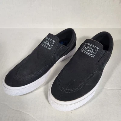 Nike SB Zoom Janoski Slip On Skate Mens 5 Womens 6.5 AT8899-006 Noir Vast Grey - Image 1 of 4