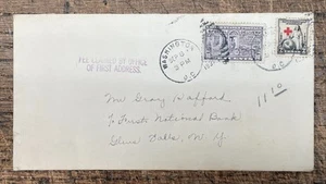 Scott #'s 702, E15, on 1931 Special Delivery Mail cover, to Glen Falls, NY - Bild 1 von 2