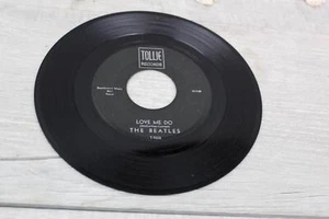 The Beatles Tollie 45 Record Rare Black Label T-9008 Tested - Bild 1 von 5