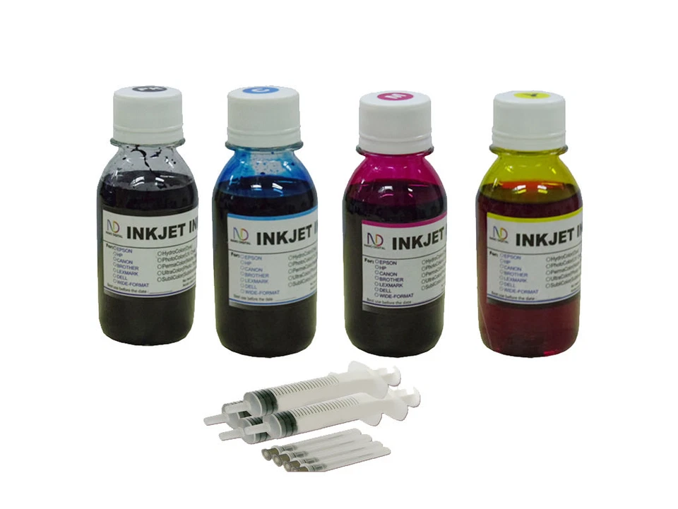 *4X100ml Bulk refill ink for HP Canon Brother Dell printer - Image 1 of 1