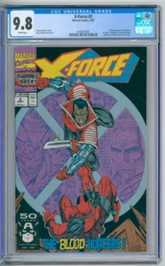 Cómics de Deadpool Marvel 1991 de 1991 X-Force 2 clasificación CGC 9,8 casi nuevo/como nuevo - Imagen 1 de 2