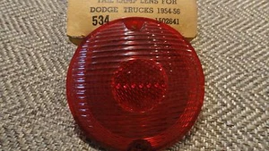 MOPAR 1954-56 DODGE GLO-BRITE TAIL LIGHT LENSE REPO #1502641 GREAT CONDITION - Picture 1 of 5