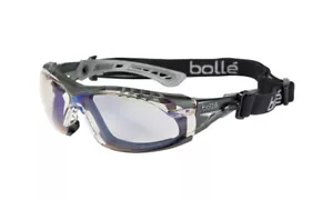 Bolle Rush Plus Safety Glasses Goggles w/Foam CSP Anti-Fog Brown Lens 40284 - Picture 1 of 3
