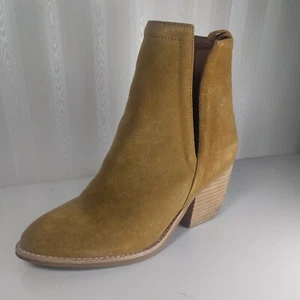 Jeffrey Campbell Mujer Talla 7 Orwell Botines Botín Camel Gamuza Abertura Lateral Usados en Excelente Condición - Imagen 1 de 12