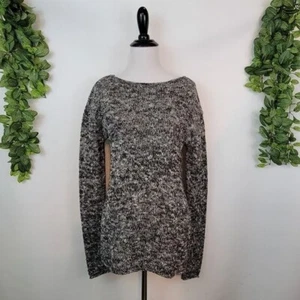 J. Crew marmoriert grau Baumwolle Strick Rundhalsausschnitt Langarmpullover Pullover klein - Bild 1 von 12