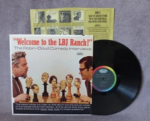 Welcome to the LBJ Ranch Robin Doud Comedy Interviews 1965 LP Vinyl Capitol W242 - Picture 1 of 11