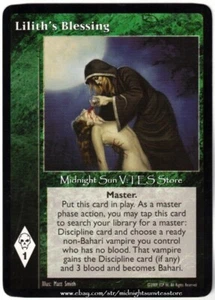 Lilith's Blessing Battle Lines Storyline Promo V:TES VTES Vampire CCG - Picture 1 of 1