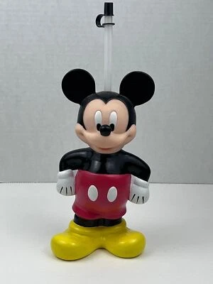 Botella de plástico vintage de Mickey Mouse de Disney Foto 1 de 4