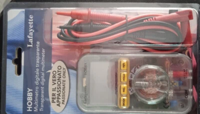 Lafayette HOBBY MULTIMETRO DIGITALE TRASPARENTE - Immagine 1 di 2