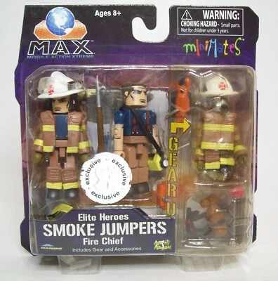CASCOS BLANCOS Minimates Elite Heroes MAX Bomberos Foto 1 de 2