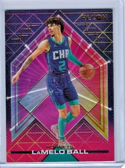 2021-22 Panini Recon LaMelo Ball Holo Pink Base #1 - Image 1 of 1