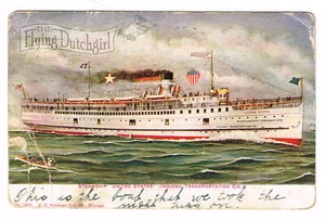 Postal de colección - 1916 Steamship "The United States" Chicago, Ill. - Imagen 1 de 2