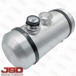♦3.9 Gallons 8''x18'' 1/4 NPT Spun Aluminum Gas Tank Fuel Tank w/Gauge For Truck - Picture 1 of 5