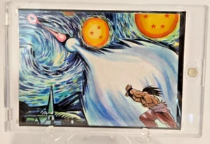 Goku vs Jeice Sketch Card – Dragon Ball Z DBZ Super- 1/1 Original Van Gogh Style - Picture 1 of 1